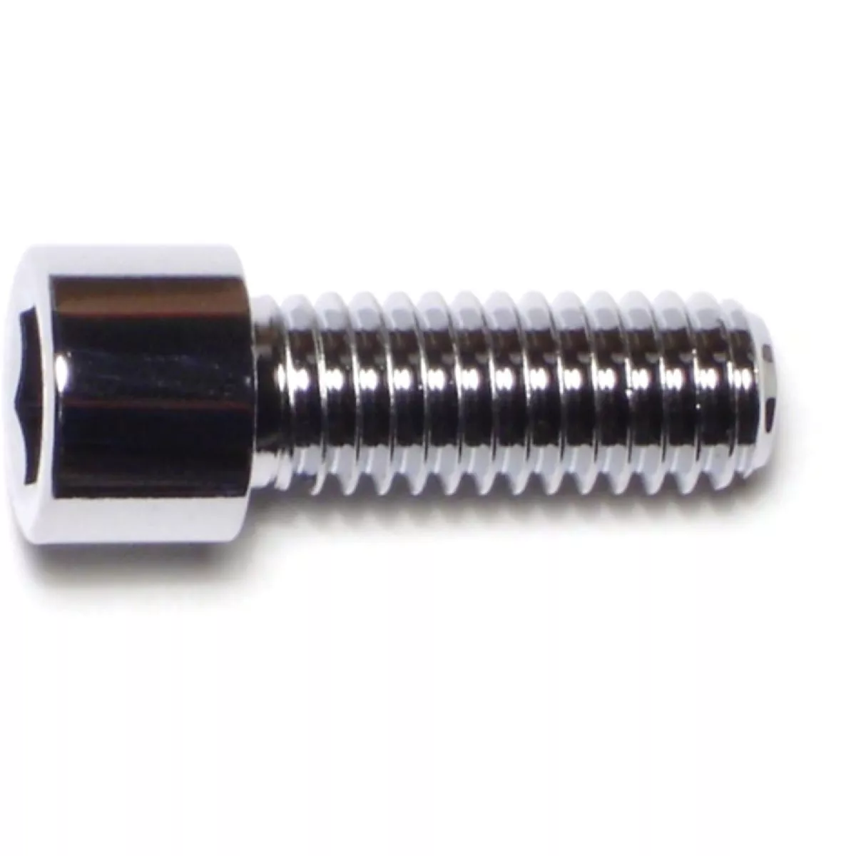 Midwest Fastener 3/8 In.-16 x 1 In. Chrome Plated Grade 8 Steel Coarse Thread Smooth Head Socket Cap Screws (10 Ct.)