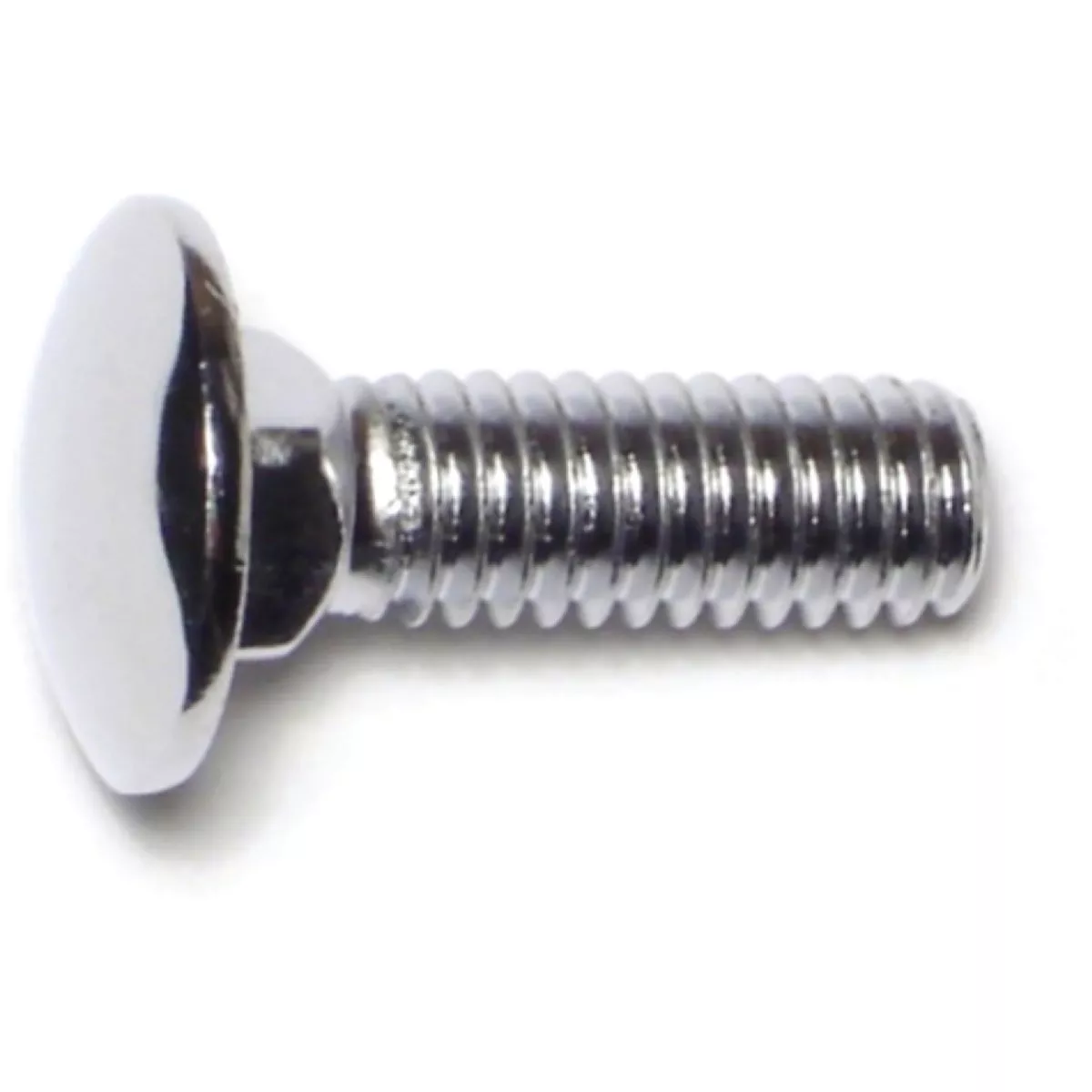 Midwest Fastener 5/16 In.-18 x 1 In. Chrome Plated Grade 5 Steel Coarse Thread Carriage Head Bumper Bolt (5 Ct.)-