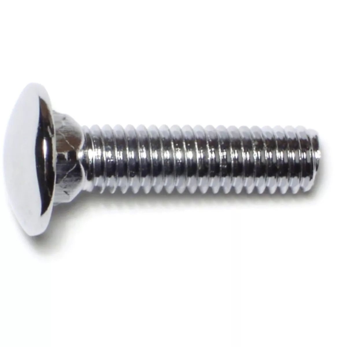 Midwest Fastener 3/8 In.-16 x 1-1/2 In. Chrome Plated Grade 5 Steel Coarse Thread Carriage Head Bumper Bolt - photo 2
