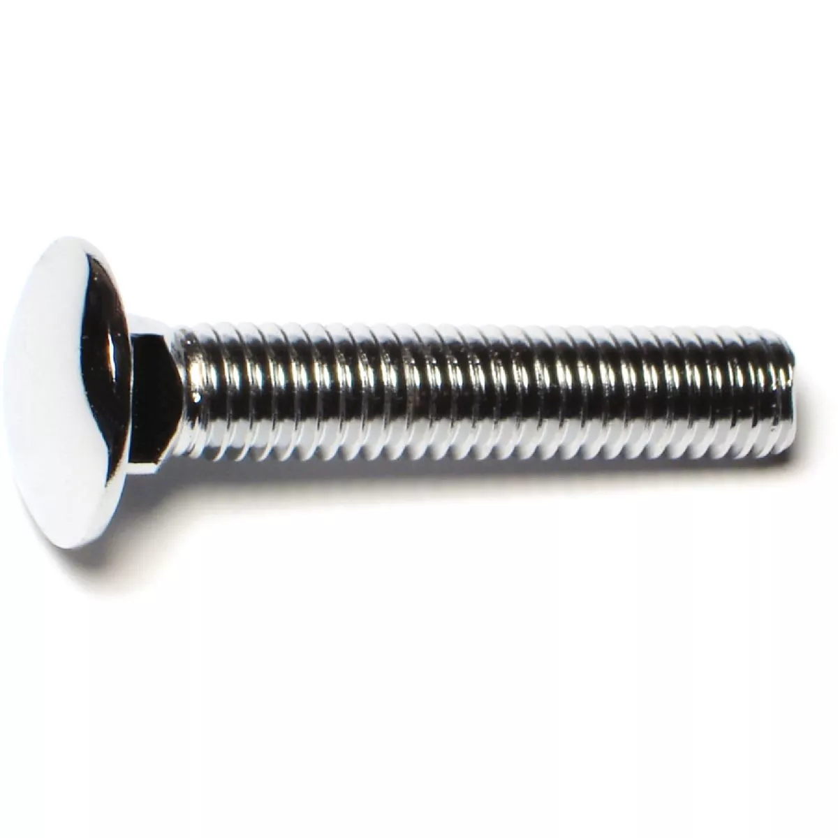 Midwest Fastener 3/8 In.-16 x 2 In. Chrome Plated Grade 5 Steel Coarse Thread Carriage Head Bumper Bolt (5 Ct.)