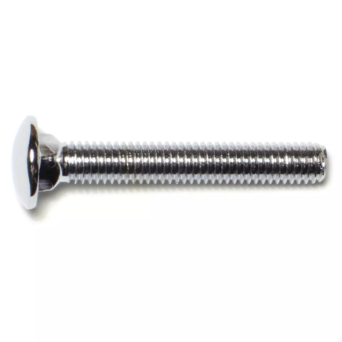 Midwest Fastener 3/8 In.-16 x 2-1/2 In. Chrome Plated Grade 5 Steel Coarse Thread Carriage Head Bumper Bolt (5 Ct.)