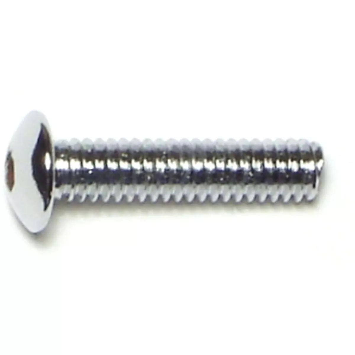 Midwest Fastener #8-32 x 3/4 In. Chrome Plated Grade 8 Steel Coarse Thread Button Head Socket Cap Screws (10 Ct.)