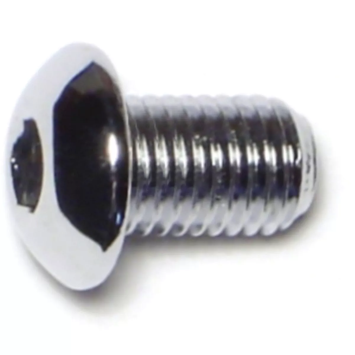 Midwest Fastener 5/16 In.-24 x 1/2 In. Chrome Plated Grade 8 Steel Fine Thread Button Head Socket Cap Screws (10 Ct.)