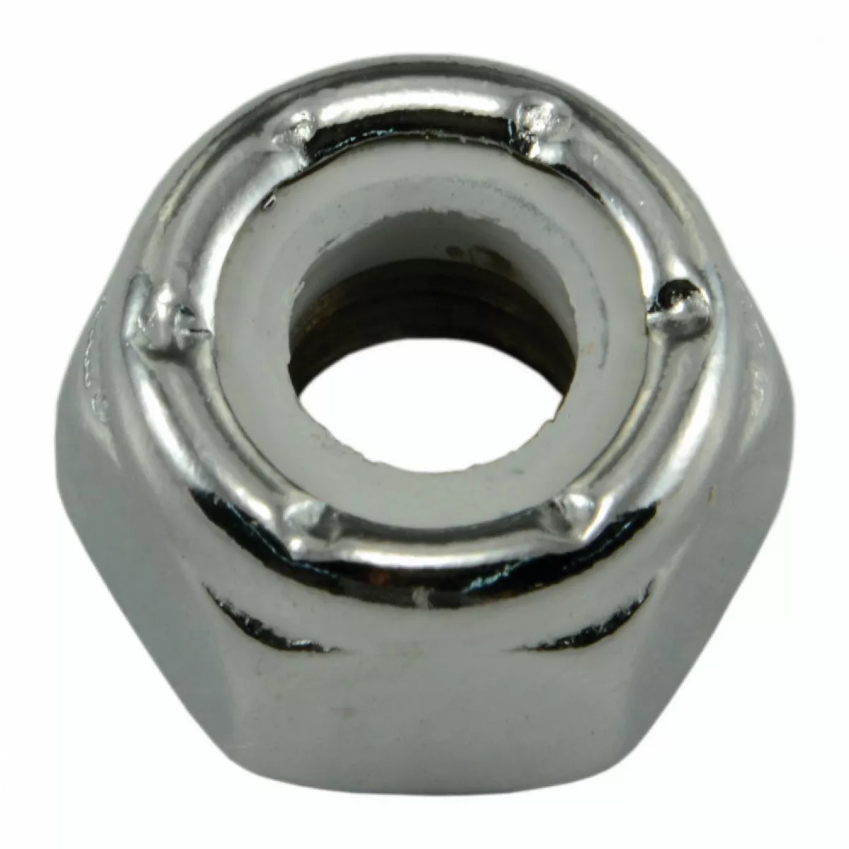 Midwest Fastener 1/4 In.-20 Chrome Plated Steel Coarse Thread Nylon Insert Lock Nuts