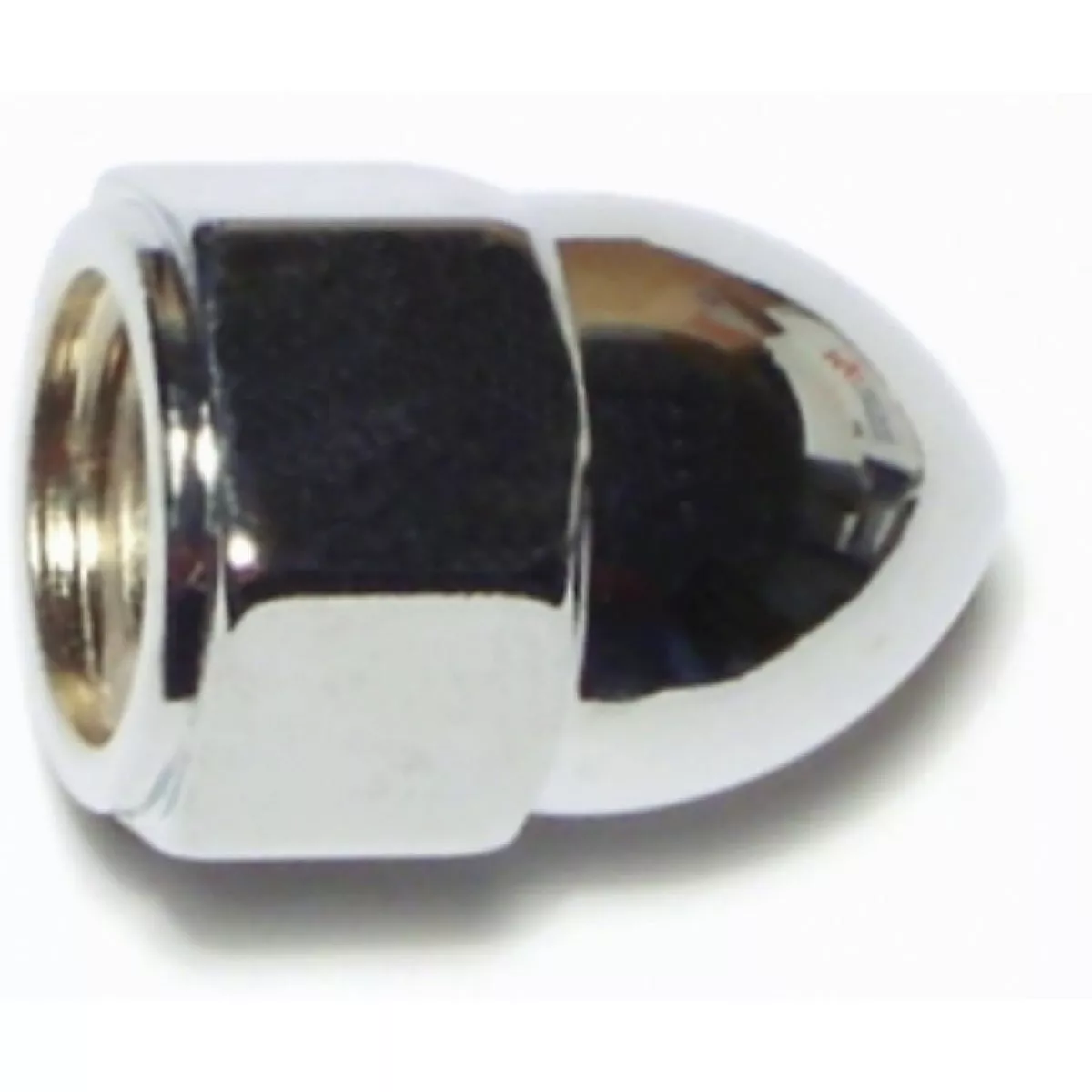 Midwest Fastener 7/16 In.-14 Chrome Plated Grade 2 / A307 Steel Coarse Thread Acorn Cap Nuts (10 Ct.)-