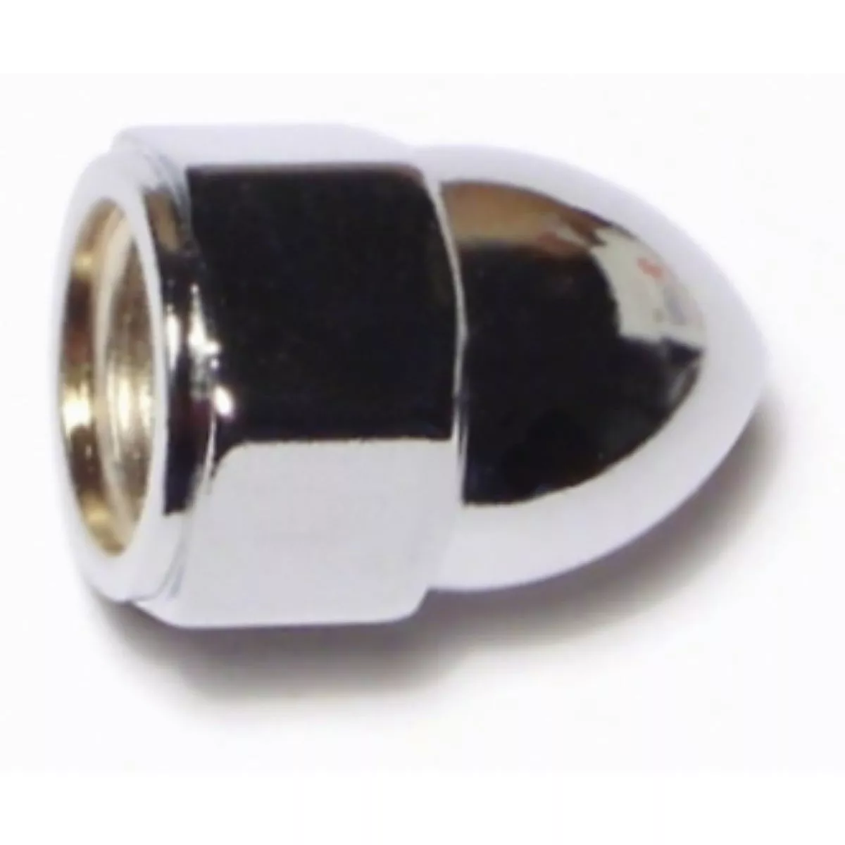 Midwest Fastener 7/16 In.-20 Chrome Plated Grade 2 / A307 Steel Fine Thread Acorn Cap Nuts (10 Ct.)