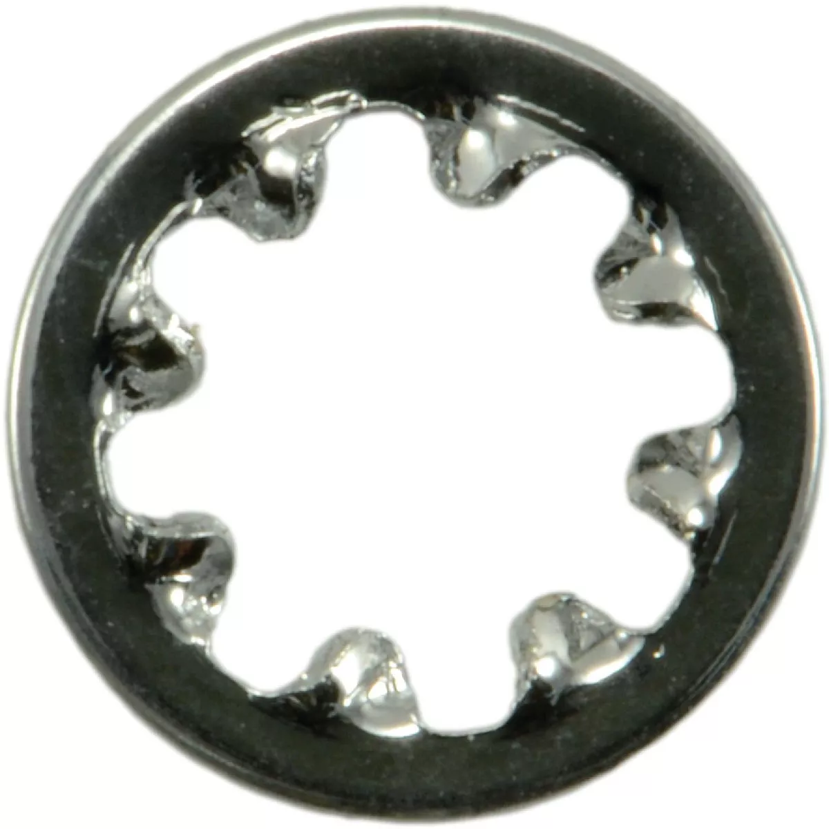 Midwest Fastener #8 x 5/32 In. x 11/32 In. Chrome Plated Grade 8 Steel Internal Tooth Lock Washers (10 Ct.) - photo 2