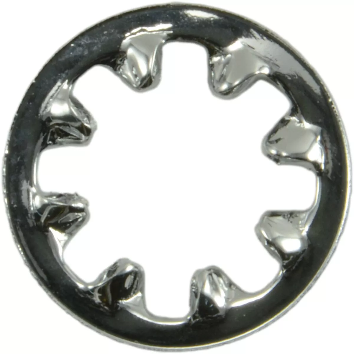 Midwest Fastener #10 x 3/16 In. x 27/64 In. Chrome Plated Grade 8 Steel Internal Tooth Lock Washers (10 Ct.)-