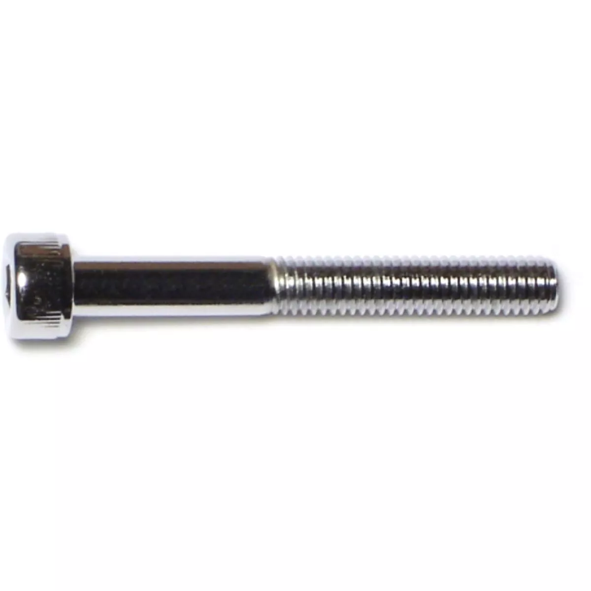 Midwest Fastener 5mm-0.8 x 40mm Chrome Plated Class 12.9 Steel Coarse Thread Knurled Head Hex Socket Cap Screws (10 Ct.)