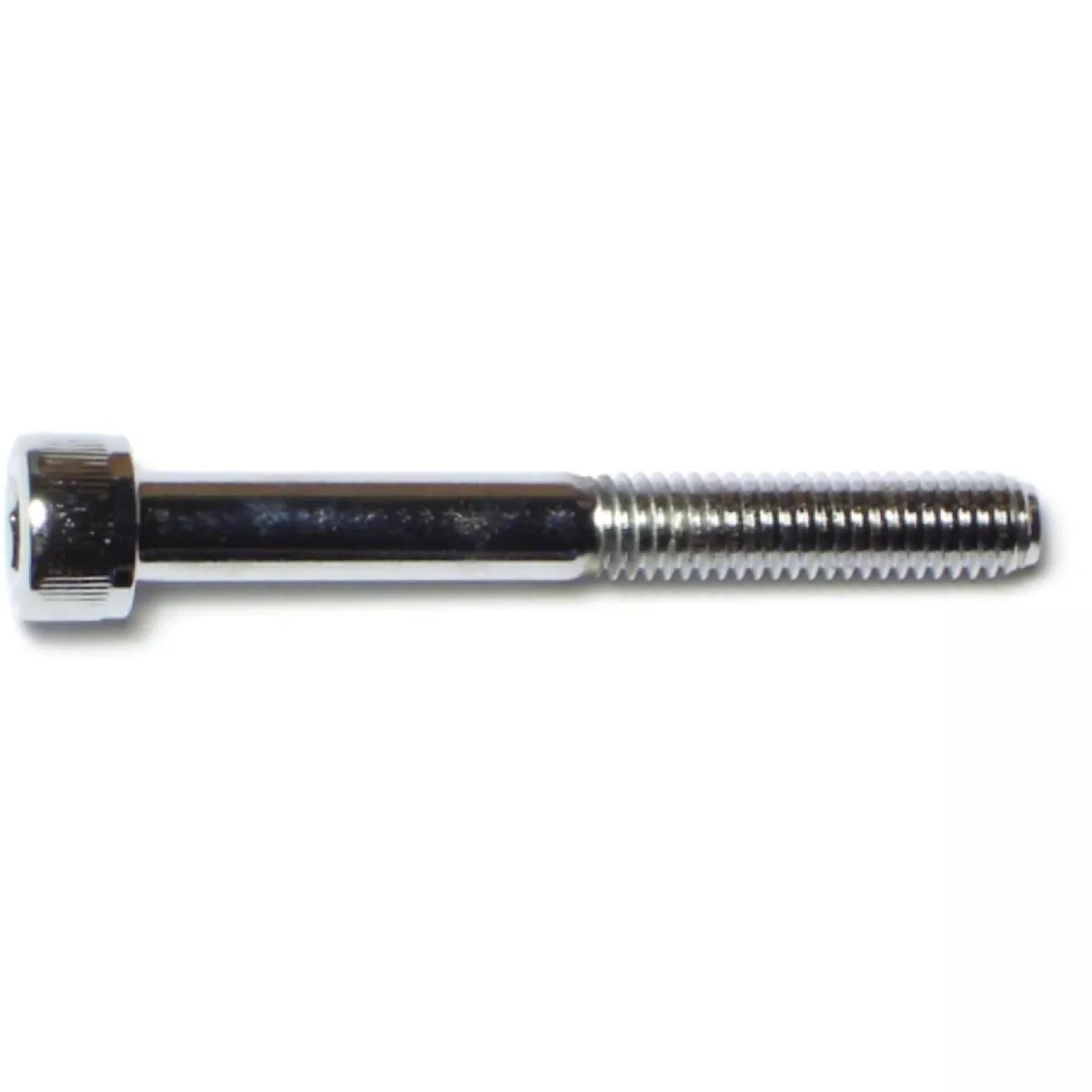 Midwest Fastener 6mm-1.0 x 50mm Chrome Plated Class 12.9 Steel Coarse Thread Knurled Head Hex Socket Cap Screws