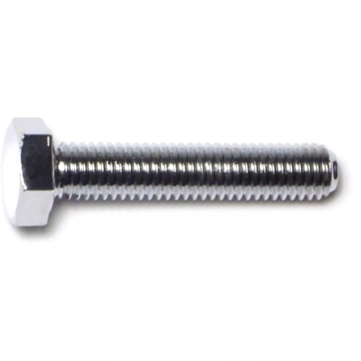 Midwest Fastener 8mm-1.25 x 40mm Chrome Plated Class 8.8 Steel Coarse Thread Hex Cap Screws (10 Ct.)- - photo 2