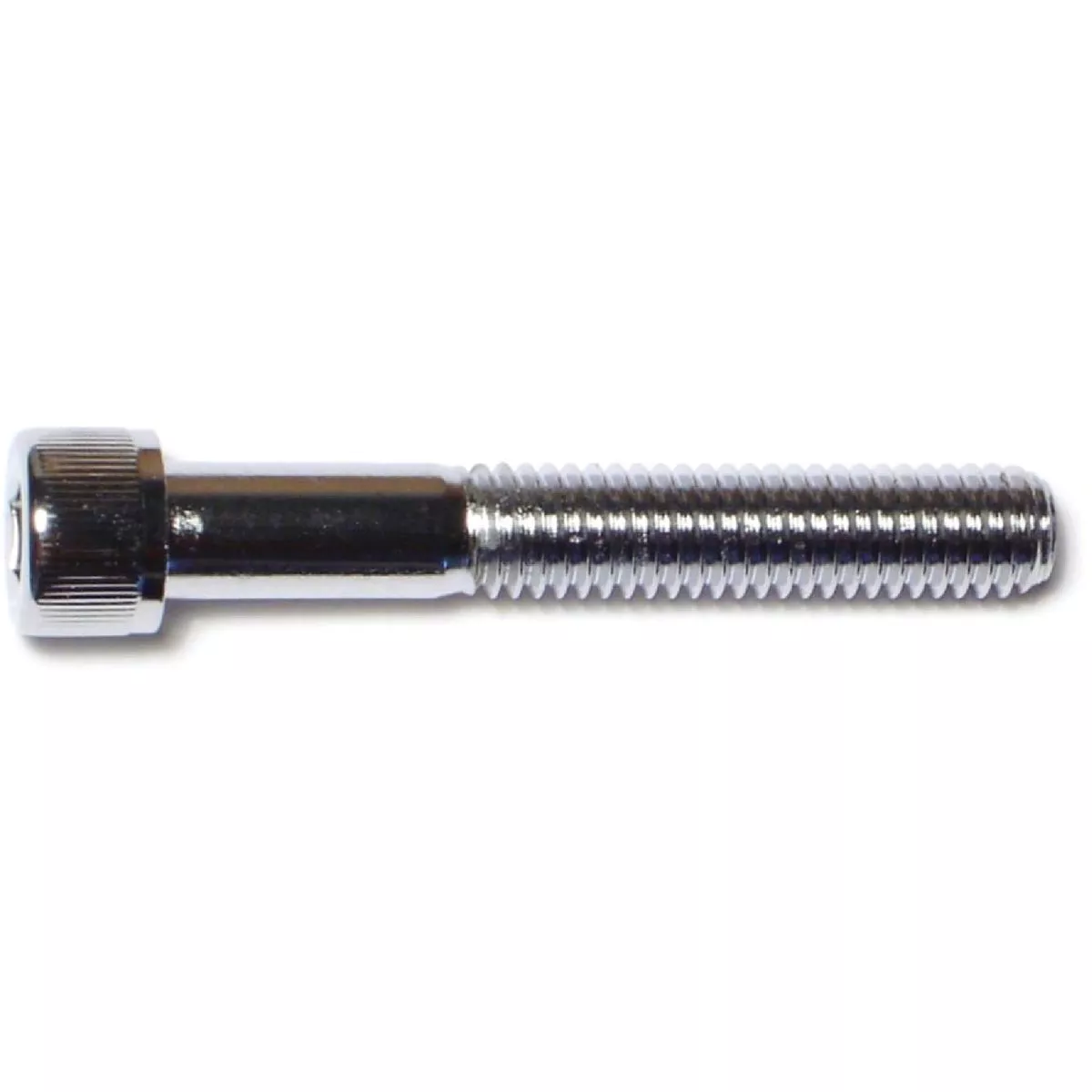 Midwest Fastener 3/8 In.-16 x 2-1/2 In. Chrome Plated Grade 8 Steel Coarse Thread Knurled Socket Cap Screws (10 Ct.)