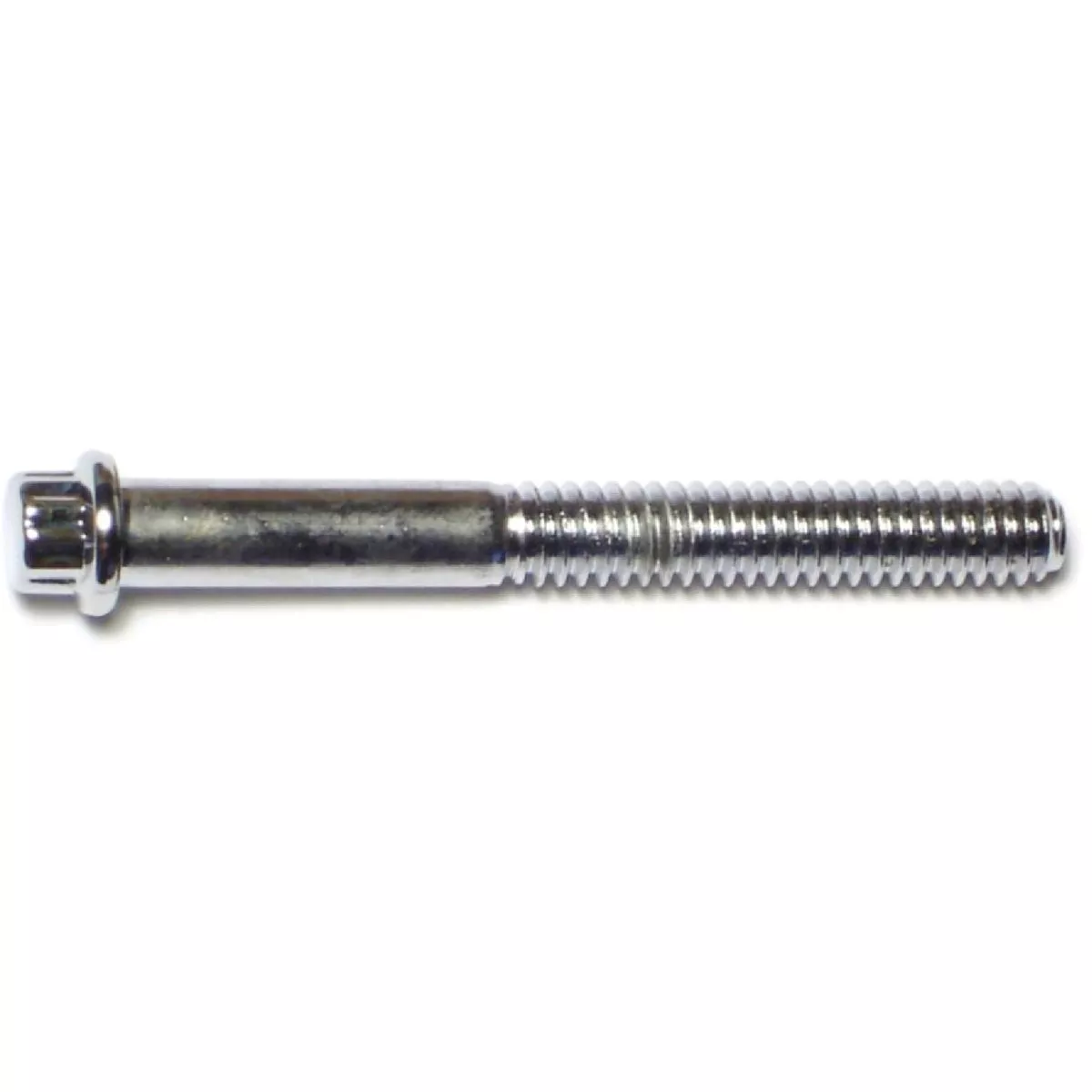 Midwest Fastener 1/4 In.-20 x 2-1/4 In. Chrome Plated Steel Coarse Thread Flange Head 12-Point Cap Screws (10 Ct.)