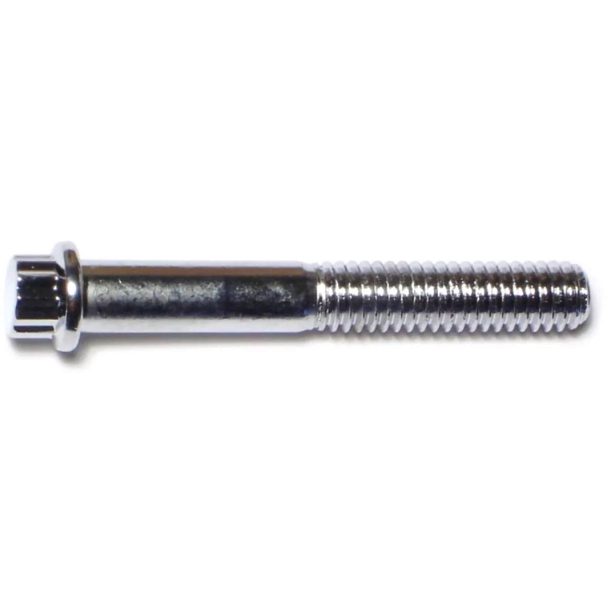 Midwest Fastener 5/16 In.-18 x 2-1/4 In. Chrome Plated Steel Coarse Thread Flange Head 12-Point Cap Screws