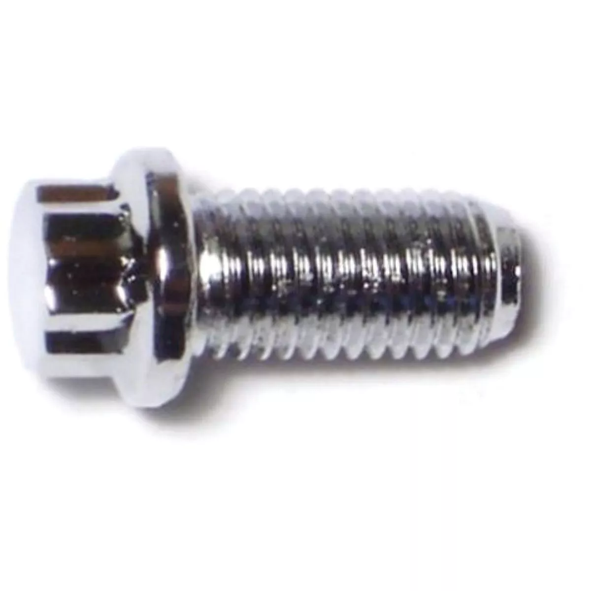 Midwest Fastener 5/16 In.-24 x 5/8 In. Chrome Plated Steel Fine Thread Flange Head 12-Point Cap Screws - photo 2