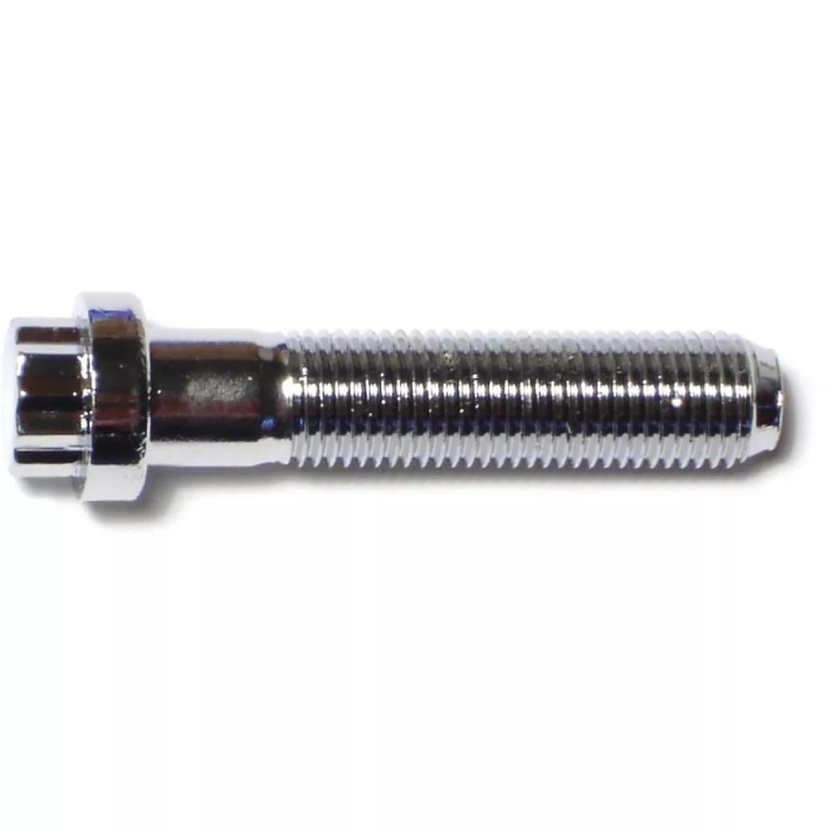 Midwest Fastener 3/8 In.-24 x 1-3/4 In. Chrome Plated Steel Fine Thread Flange Head 12-Point Cap Screws (10 Ct.)-