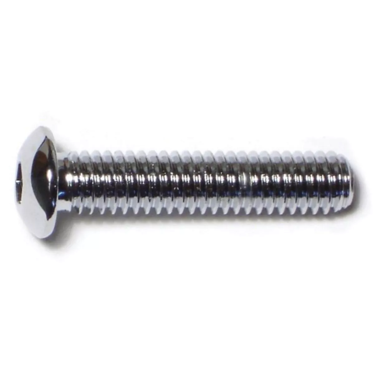 Midwest Fastener 5/16 In.-18 x 1-1/2 In. Chrome Plated Grade 8 Steel Coarse Thread Button Head Socket Cap Screws (5 Ct.)