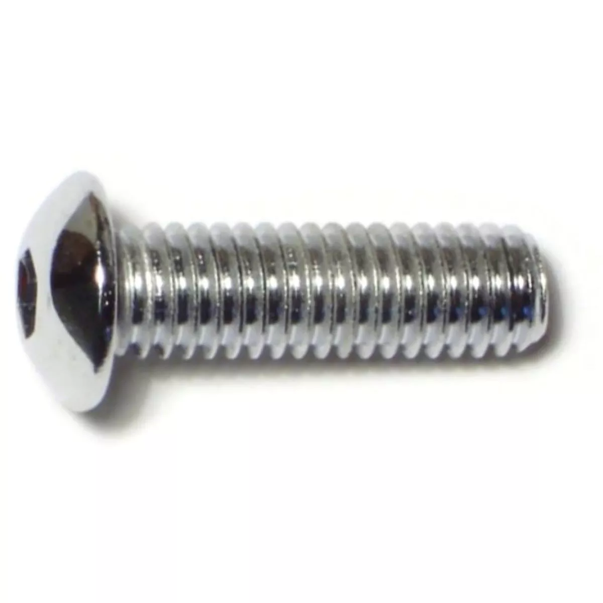 Midwest Fastener 3/8 In.-16 x 1-1/4 In. Chrome Plated Grade 8 Steel Coarse Thread Button Head Socket Cap Screws