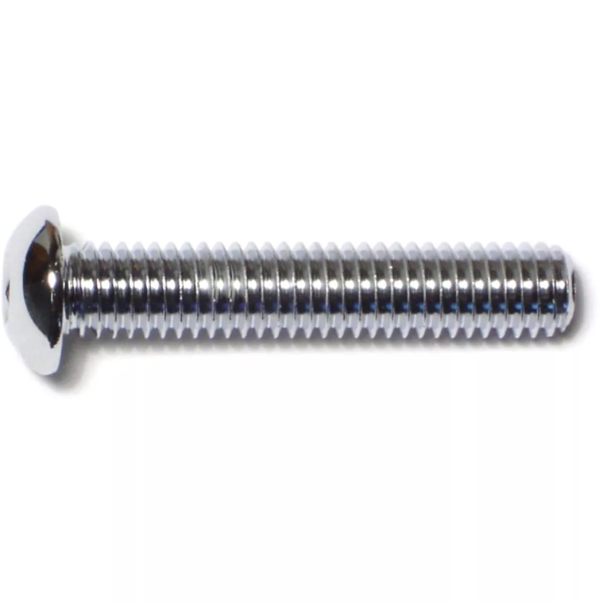 Midwest Fastener 3/8 In.-16 x 2-1/4 In. Chrome Plated Grade 8 Steel Coarse Thread Button Head Socket Cap Screws (5 Ct.)-