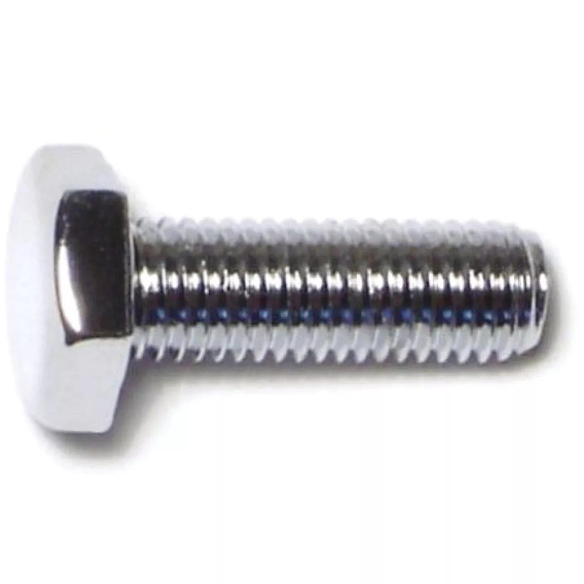 Midwest Fastener 1/4 In.-28 x 3/4 In. Chrome Plated Grade 5 Steel Fine Thread Hex Cap Screws (10 Ct.)-