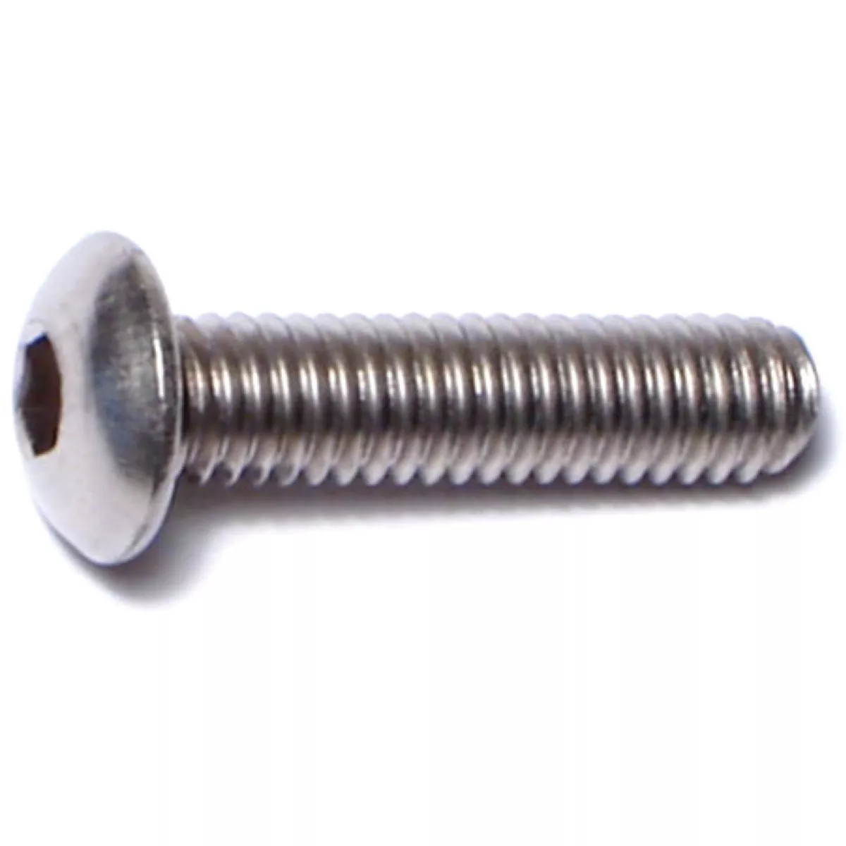 Midwest Fastener 4mm-0.7 x 16mm A2 Stainless Steel Coarse Thread Button Head Hex Socket Cap Screws (10 Ct.)