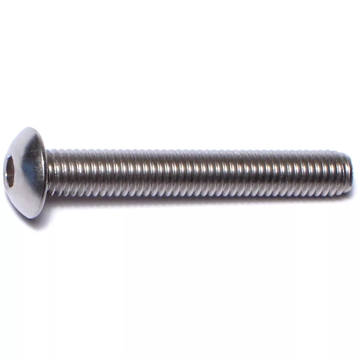 Midwest Fastener 5mm-0.8 x 35mm A2 Stainless Steel Coarse Thread Button Head Hex Socket Cap Screws (6 Ct.)