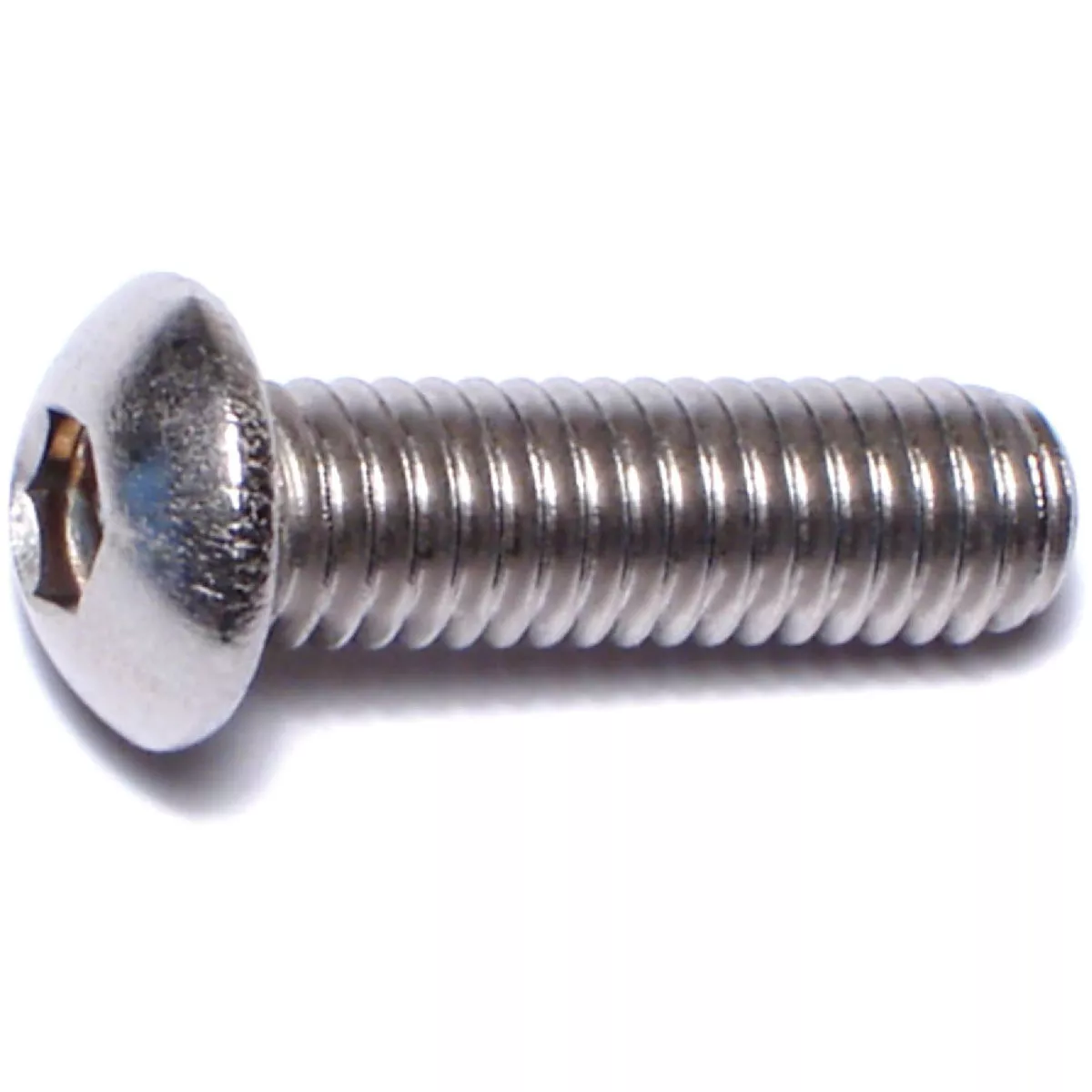 Midwest Fastener 6mm-1.0 x 20mm A2 Stainless Steel Coarse Thread Button Head Hex Socket Cap Screws