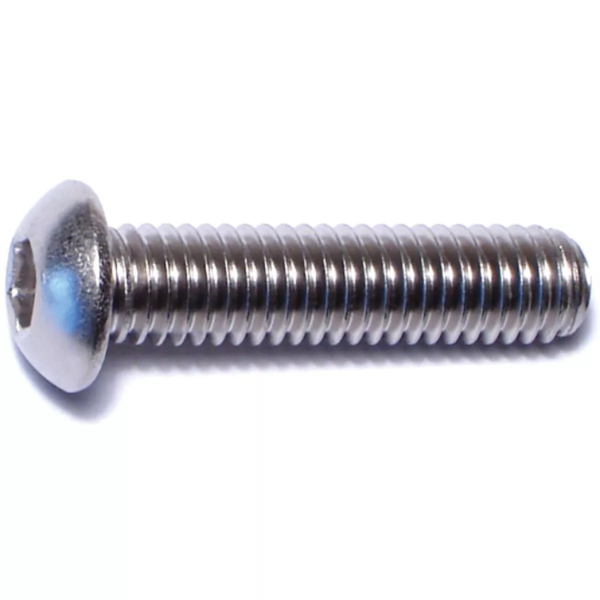 Midwest Fastener 6mm-1.0 x 25mm A2 Stainless Steel Coarse Thread Button ...