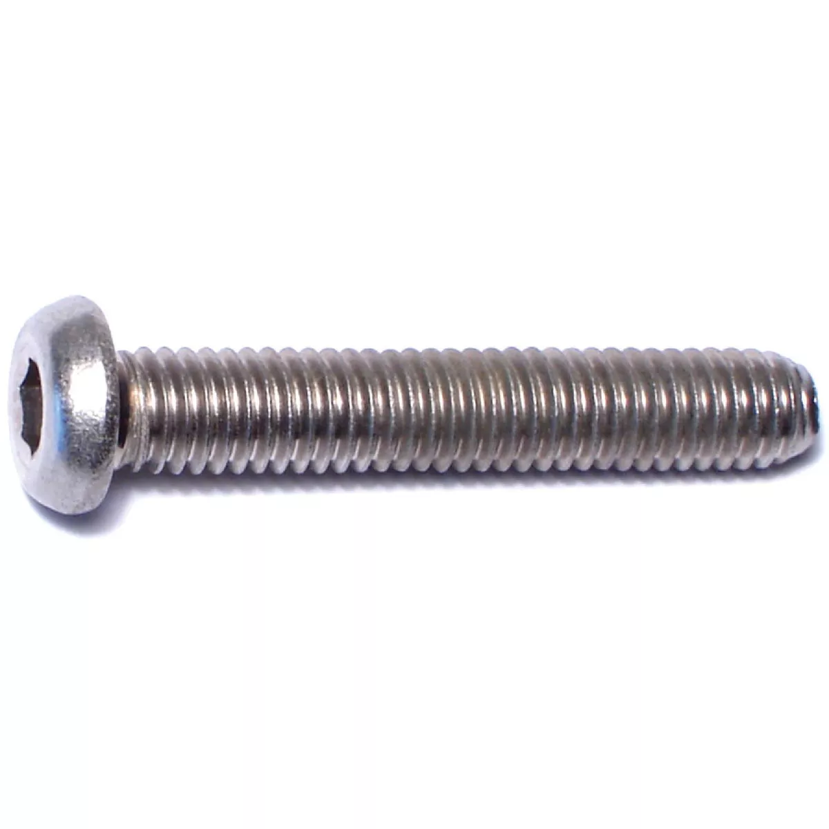Midwest Fastener 6mm-1.0 x 35mm A2 Stainless Steel Coarse Thread Button Head Hex Socket Cap Screws
