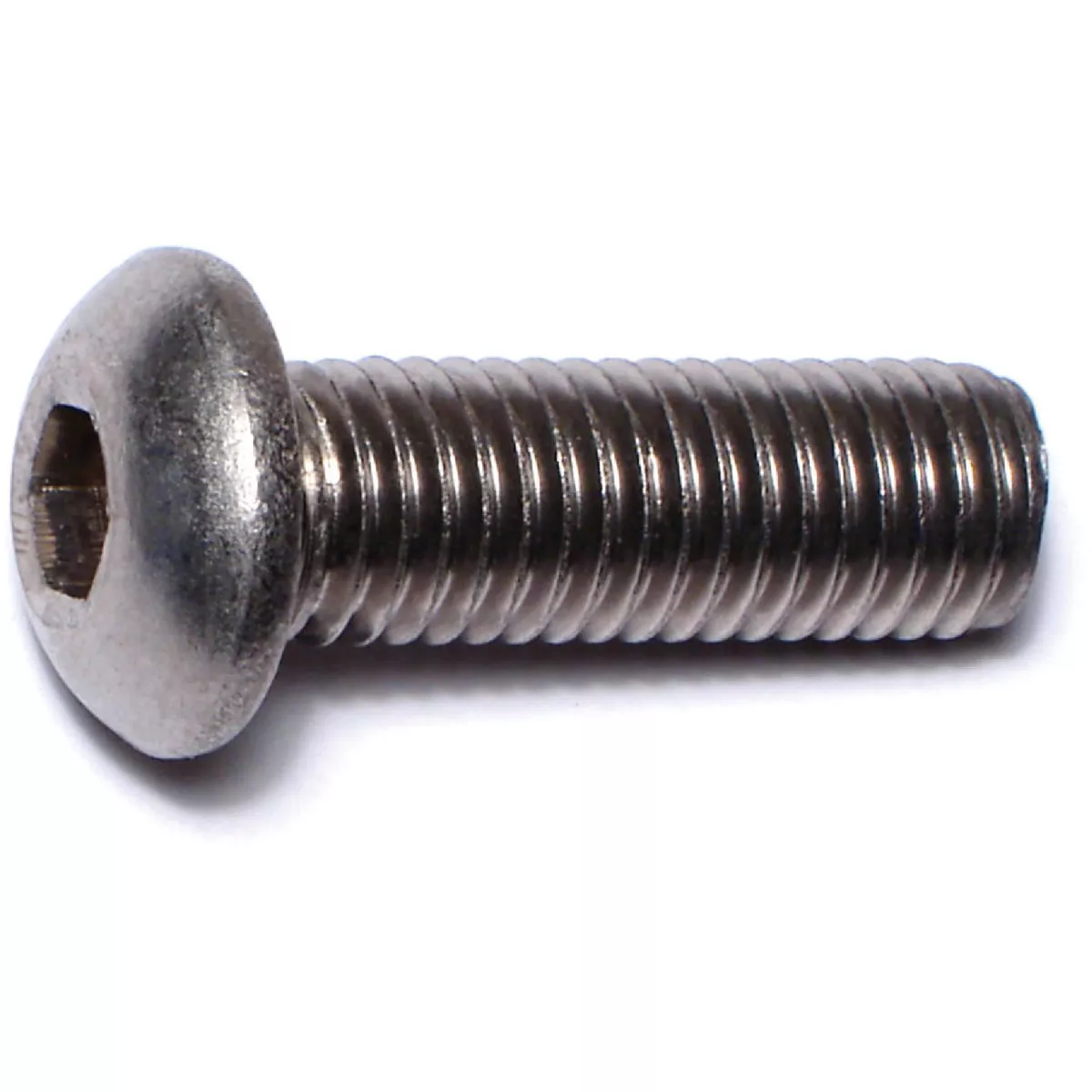 Midwest Fastener 10mm-1.5 x 30mm A2 Stainless Steel Coarse Thread Button Head Hex Socket Cap Screws (4 Ct.)