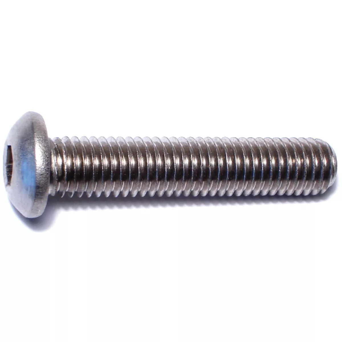 Midwest Fastener 10mm-1.5 x 50mm A2 Stainless Steel Coarse Thread Button Head Hex Socket Cap Screws (2 Ct.)