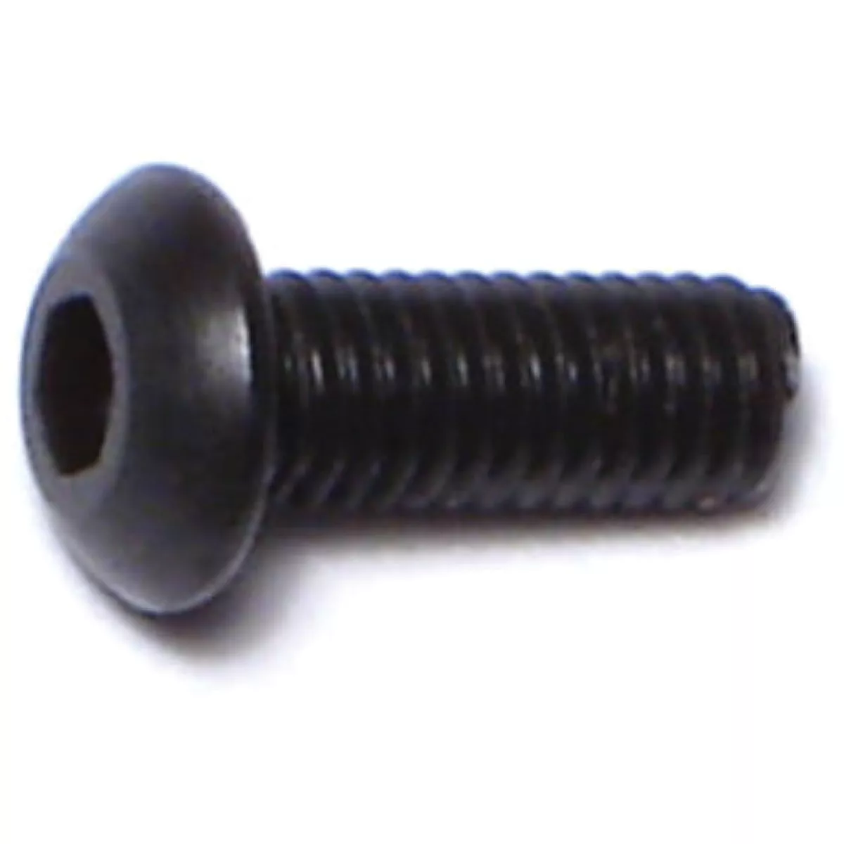 Midwest Fastener 3mm-0.5 x 8mm Black Oxide Class 10.9 Steel Coarse Thread Button Head Hex Socket Cap Screws