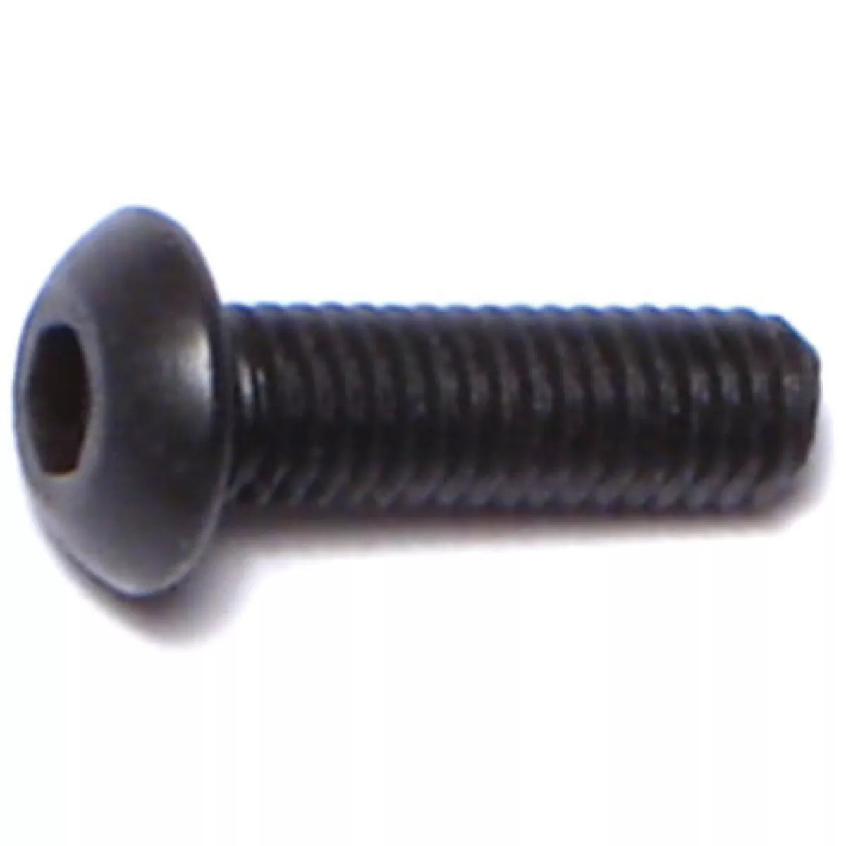 Midwest Fastener 3mm-0.5 x 10mm Black Oxide Class 10.9 Steel Coarse Thread Button Head Hex Socket Cap Screws (20 Ct.)-