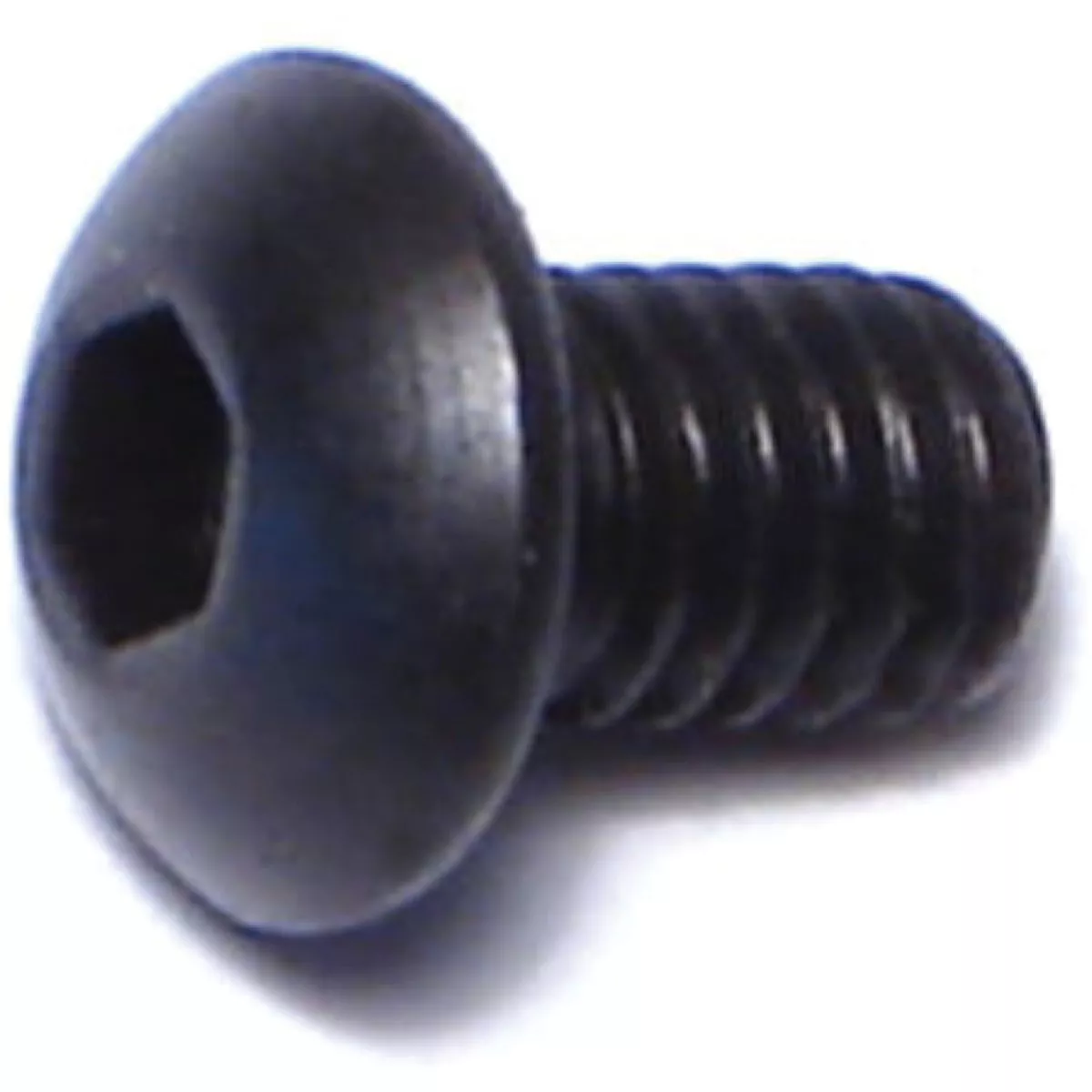 Midwest Fastener 4mm-0.7 x 6mm Black Oxide Class 10.9 Steel Coarse Thread Button Head Hex Socket Cap Screws (20 Ct.)