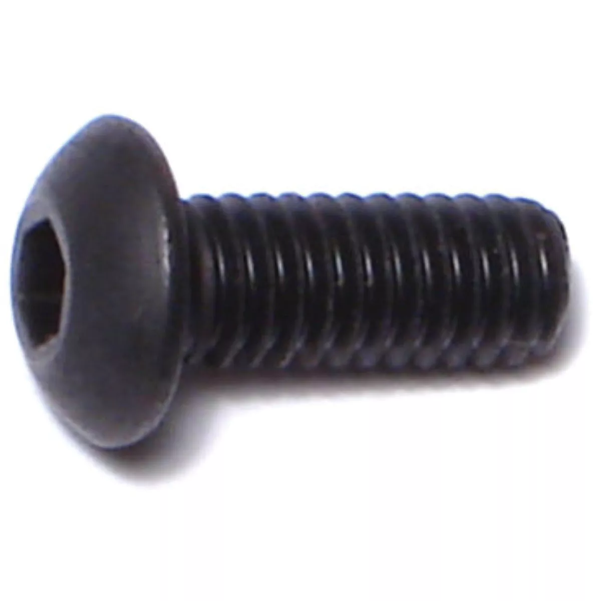 Midwest Fastener 4mm-0.7 x 10mm Black Oxide Class 10.9 Steel Coarse Thread Button Head Hex Socket Cap Screws (20 Ct.)