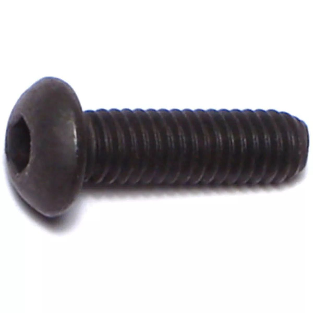 Midwest Fastener 4mm-0.7 x 14mm Black Oxide Class 10.9 Steel Coarse Thread Button Head Hex Socket Cap Screws (15 Ct.)