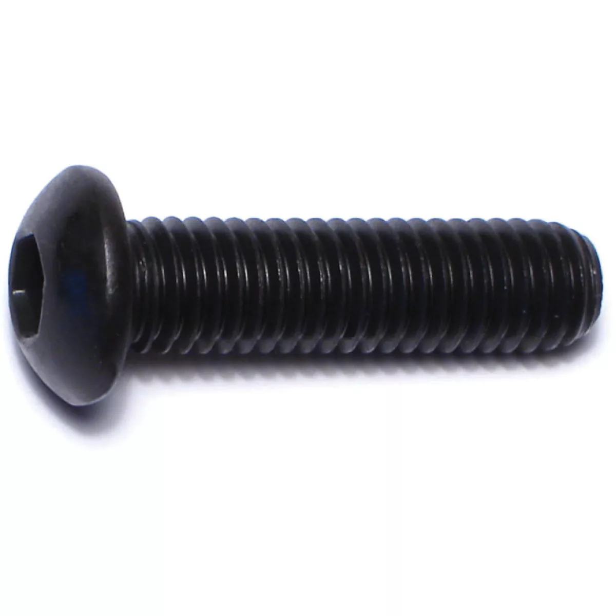 Midwest Fastener 8mm-1.25 x 30mm Black Oxide Class 10.9 Steel Coarse Thread Button Head Hex Socket Cap Screws (4 Ct.)