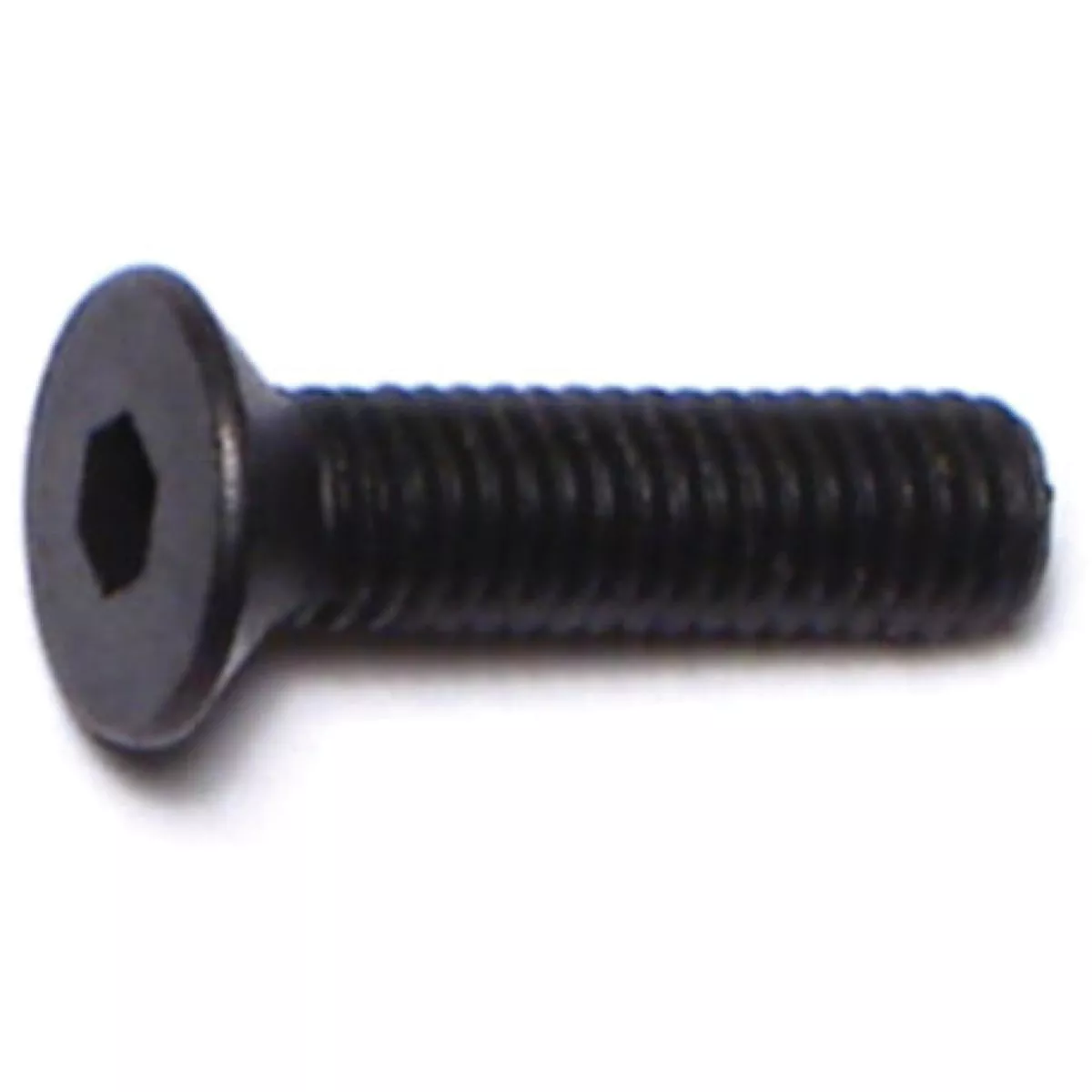 Midwest Fastener 3mm-0.5 x 12mm Black Oxide Class 10.9 Steel Coarse Thread Flat Head Hex Socket Cap Screws (10 Ct.)
