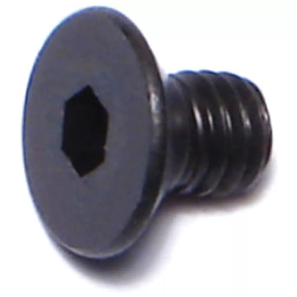 Midwest Fastener 4mm-0.7 x 6mm Black Oxide Class 10.9 Steel Coarse Thread Flat Head Hex Socket Cap Screws (15 Ct.)