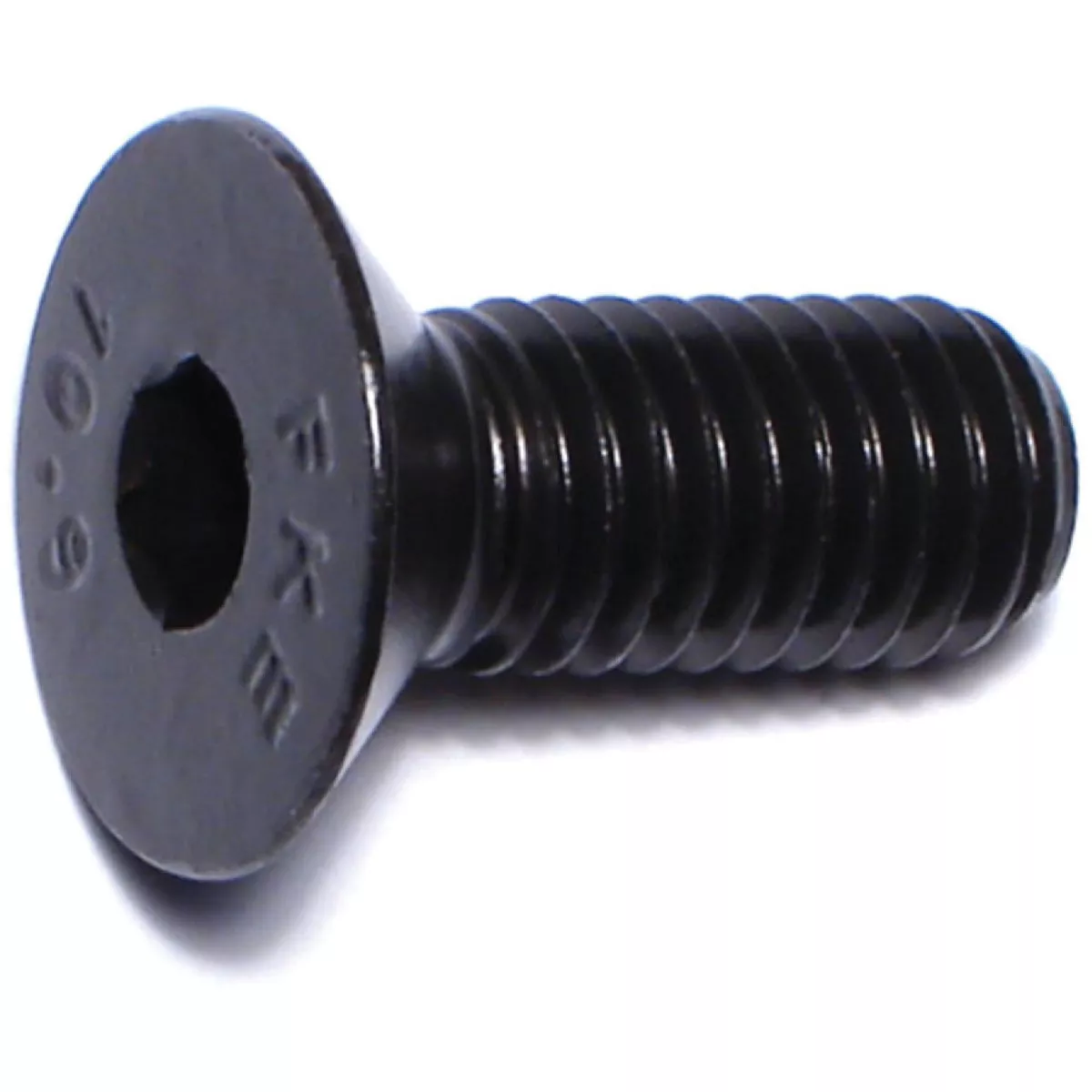 Midwest Fastener 8mm-1.25 x 20mm Black Oxide Class 10.9 Steel Coarse Thread Flat Head Hex Socket Cap Screws (6 Ct.)