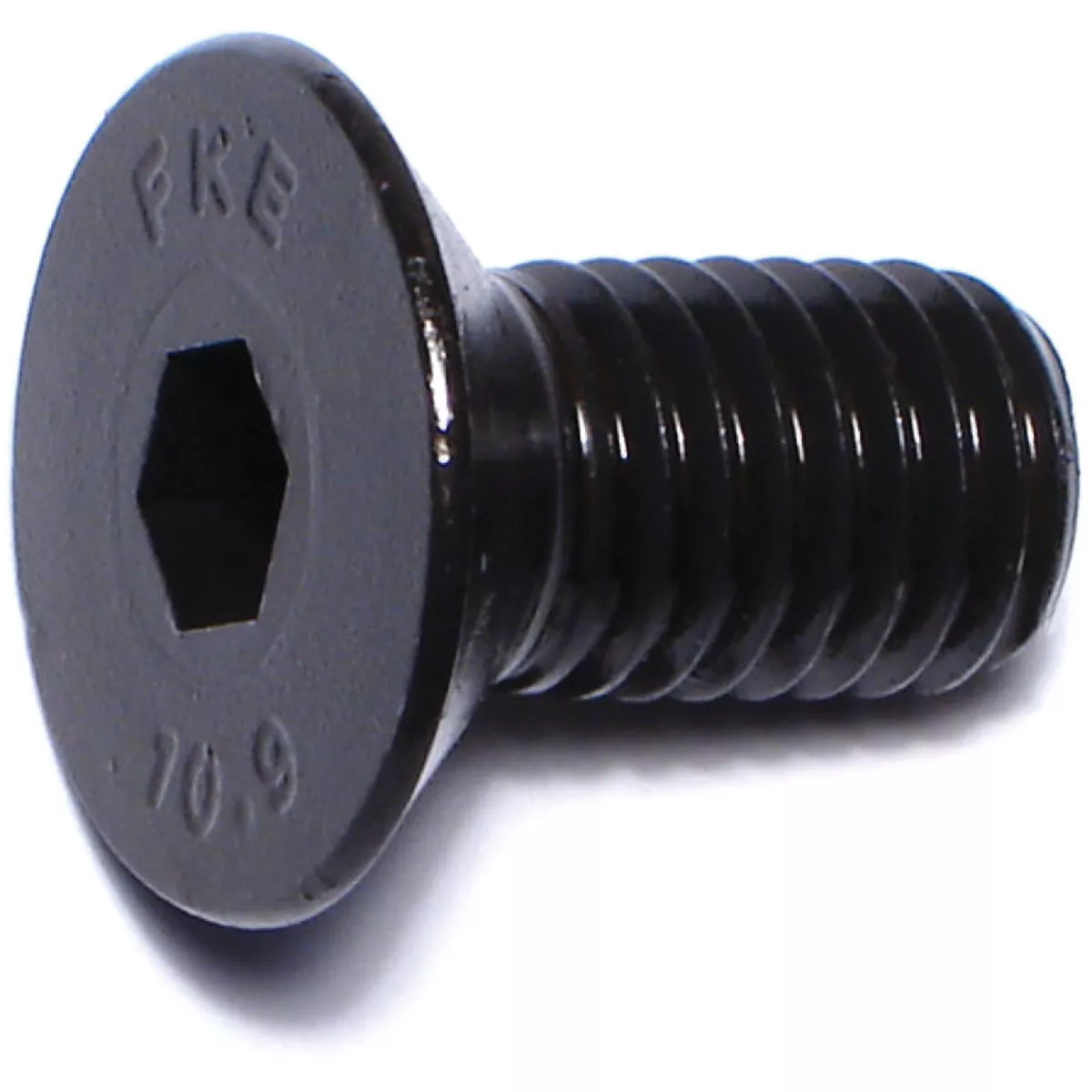 Midwest Fastener 10mm-1.5 x 20mm Black Oxide Class 10.9 Steel Coarse Thread Flat Head Hex Socket Cap Screws (5 Ct.)