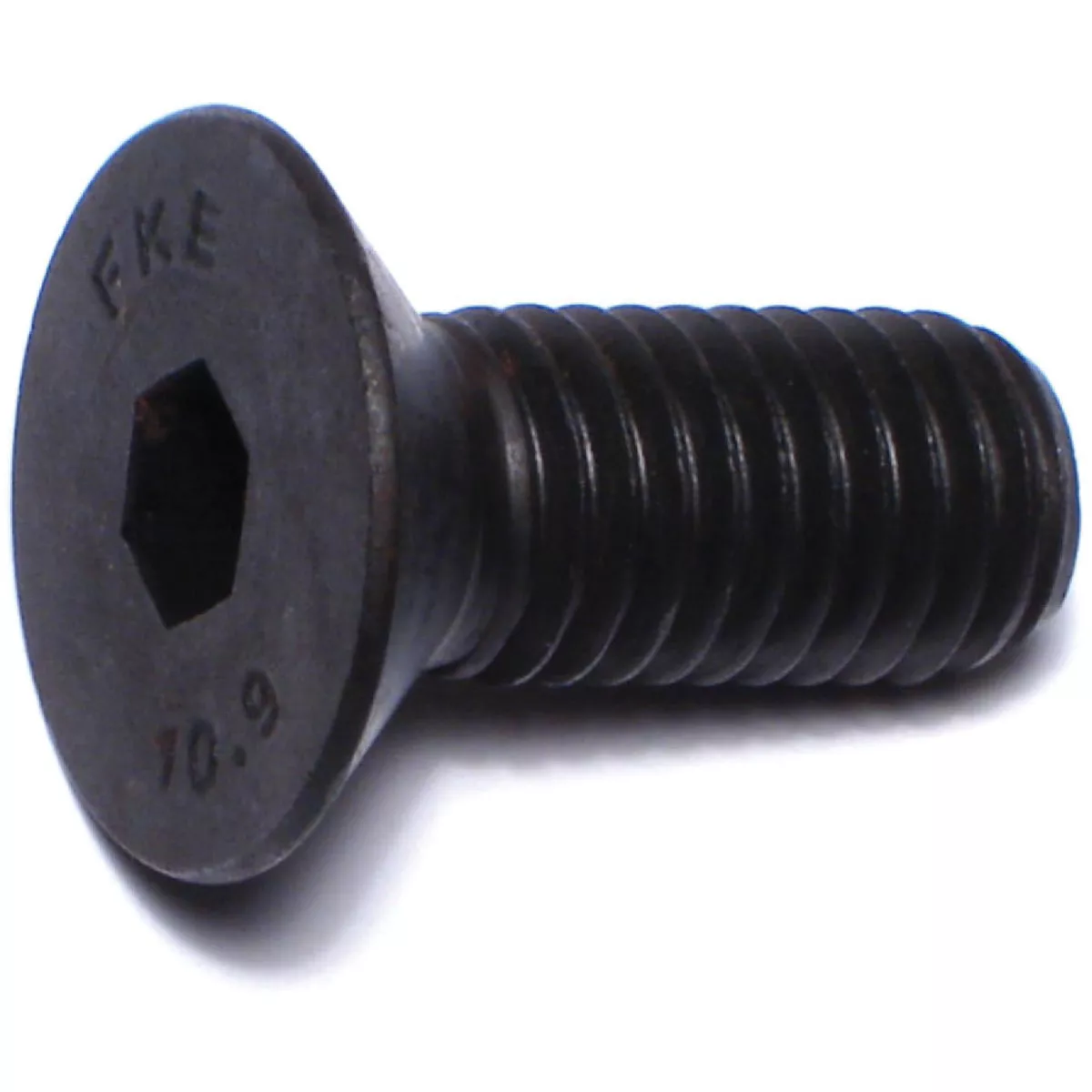 Midwest Fastener 10mm-1.5 x 25mm Black Oxide Class 10.9 Steel Coarse Thread Flat Head Hex Socket Cap Screws