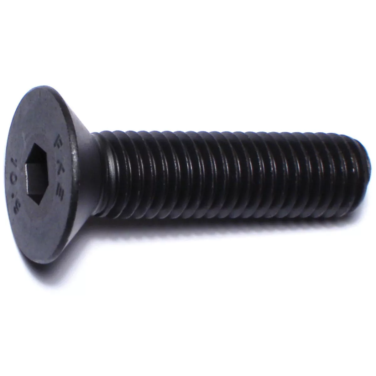 Midwest Fastener 10mm-1.5 x 40mm Black Oxide Class 10.9 Steel Coarse Thread Flat Head Hex Socket Cap Screws