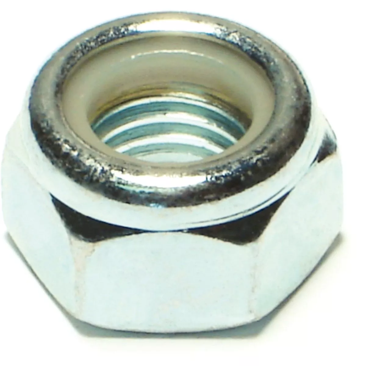 Midwest Fastener 12mm-1.75 Zinc Plated Class 8 Steel Coarse Thread Nylon Insert Lock Nuts