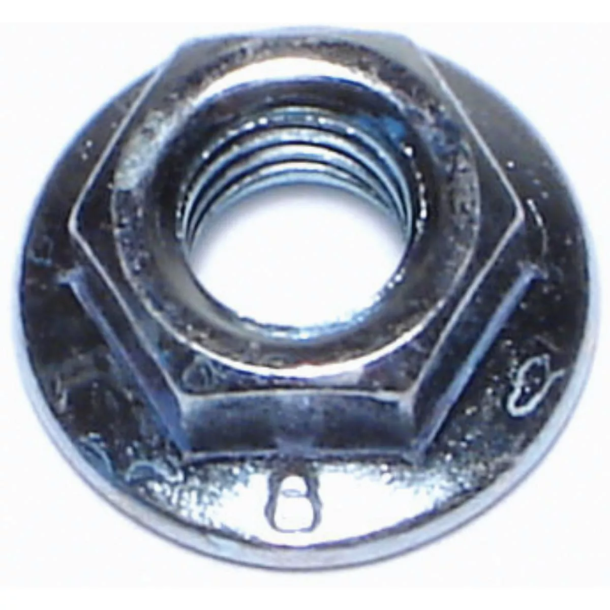 Midwest Fastener 5mm-0.8 Zinc Plated Class 8 Steel Coarse Thread Flange Nuts