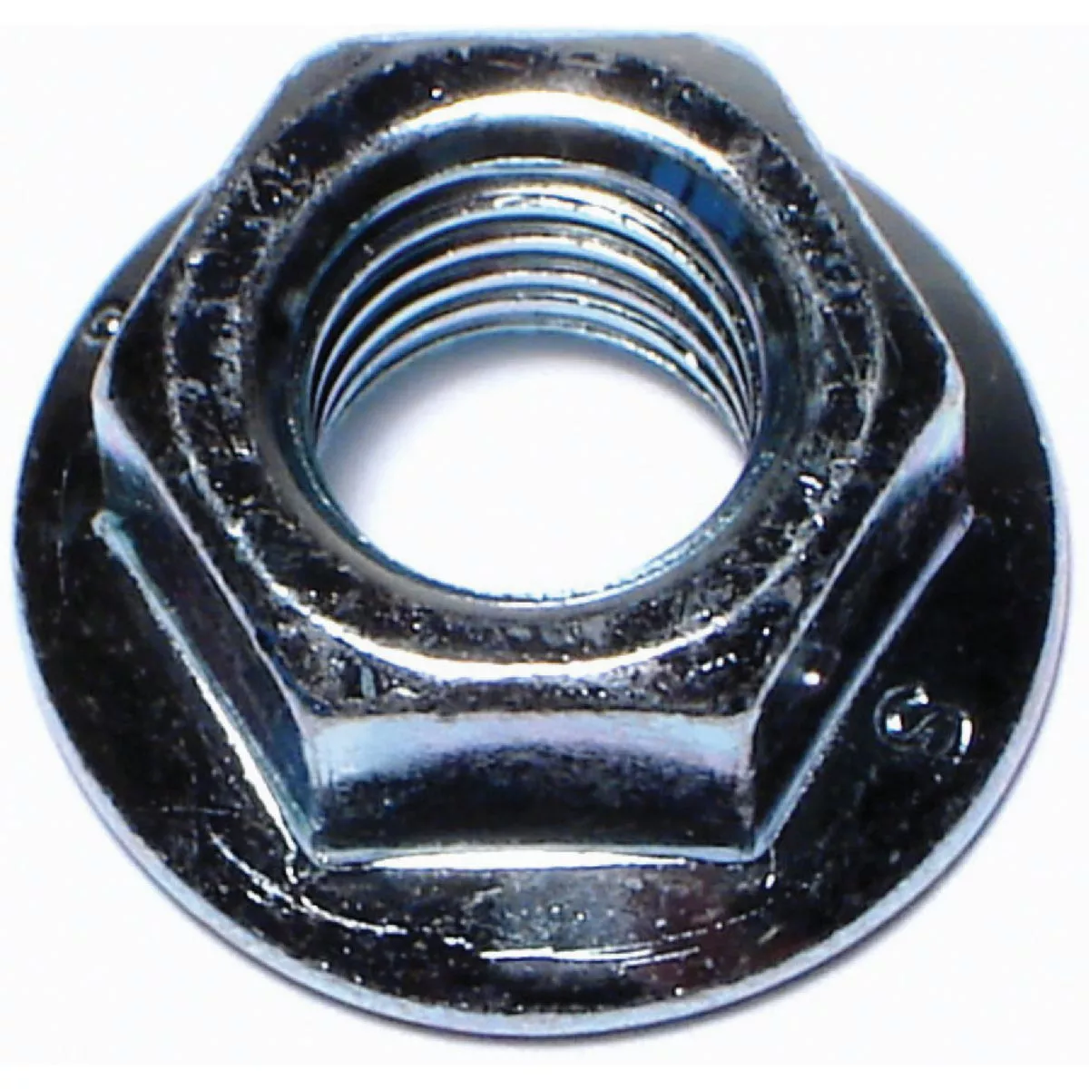 Midwest Fastener 10mm-1.5 Zinc Plated Class 8 Steel Coarse Thread Flange Nuts (8 Ct.)