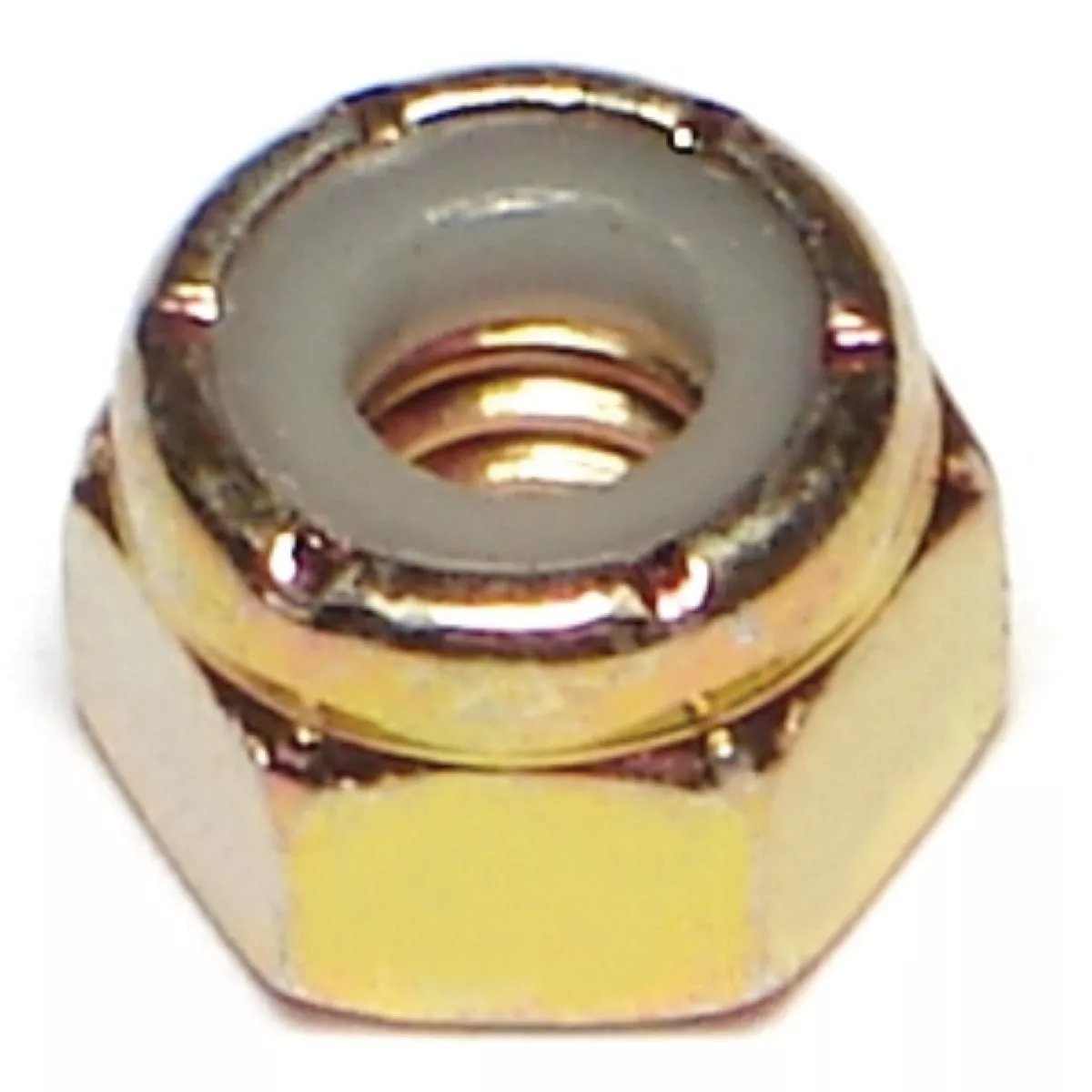 Midwest Fastener 1/4 In.-20 Zinc Plated Grade 8 Steel Coarse Thread Nylon Insert Lock Nuts (12 Ct.)