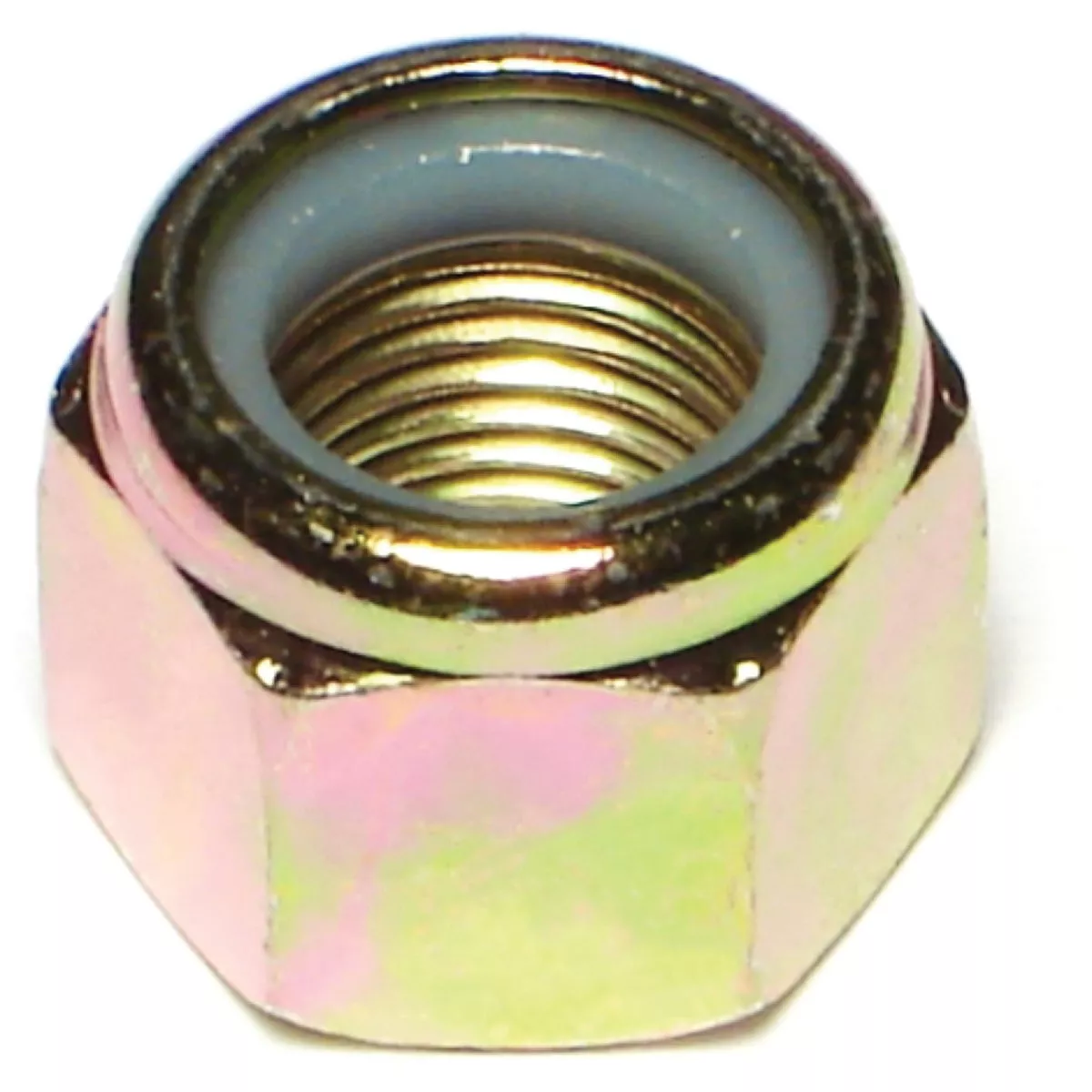Midwest Fastener 1/2 In.-20 Zinc Plated Grade 8 Steel Fine Thread Nylon Insert Lock Nuts (5 Ct.)