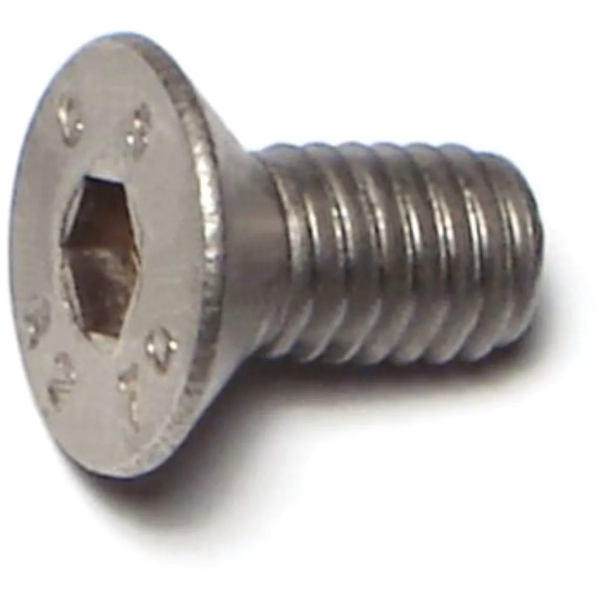 Midwest Fastener 6mm-1.0 x 12mm A2 Stainless Steel Coarse Thread Flat Head Hex Socket Cap Screws