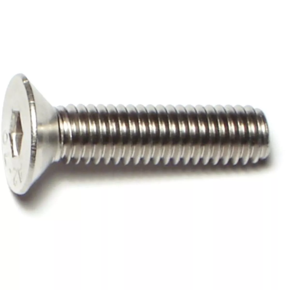 Midwest Fastener 6mm-1.0 x 25mm A2 Stainless Steel Coarse Thread Flat Head Hex Socket Cap Screws (6 Ct.)
